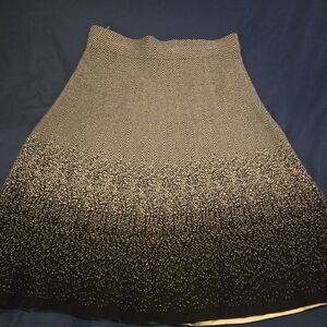 Cleo Black and White A-Line Skirt